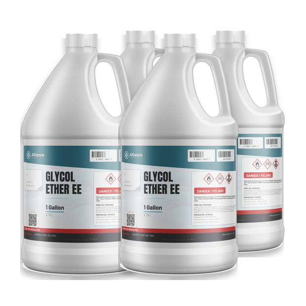 Glycol Ether EE Technical Grade case of four 1-gallon plastic jugs for industrial degreasing Alliance Chemical