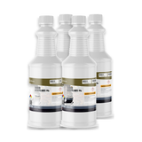 Sodium hypochlorite 1% technical grade in four 1-quart plastic bottles from Alliance Chemical