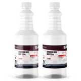 Hydrochloric acid 31% ACS grade in two 1-quart plastic bottles by Alliance Chemical