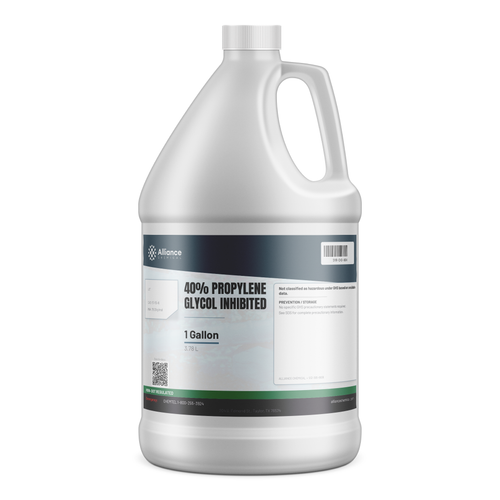 40% Propylene Glycol Inhibited in a 1-gallon jug, Alliance Chemical for closed-loop boilers and chillers