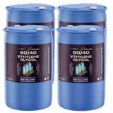 55-gallon blue drums of Alliance Chemical Alliance Premium 60/40 Ethylene Glycol coolant industrial process diagram
