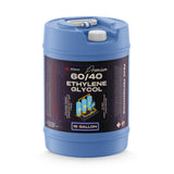 15-gallon HDPE pail of Alliance Chemical Ethylene Glycol 60/40 with a white screw cap and a blue plastic handle