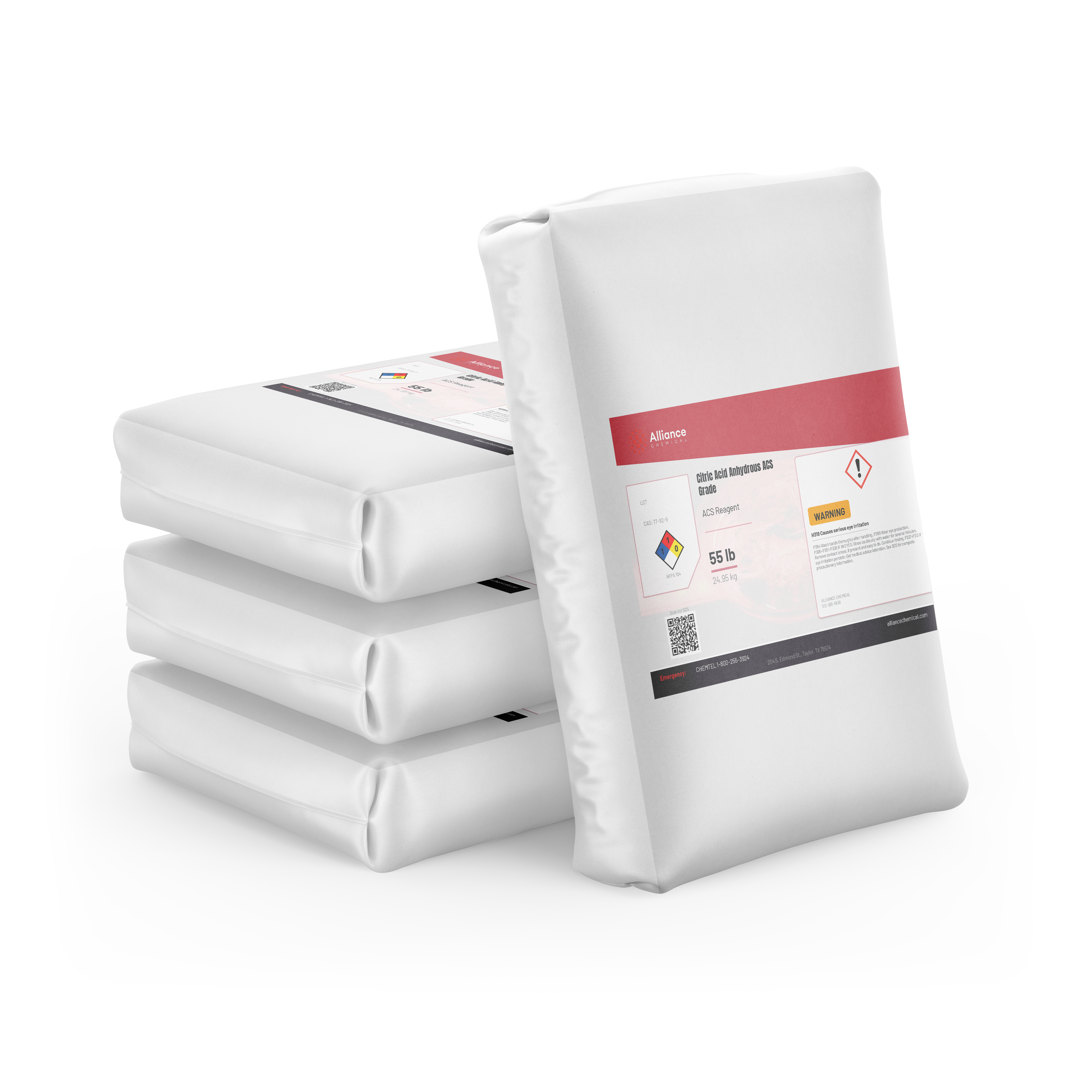 Citric Acid Anhydrous - ACS Reagent Grade - Bulk Pallet