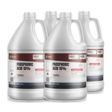 Phosphoric Acid 15% Food Grade liquid in a case of four 1-gallon plastic jugs, Alliance Chemical