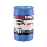 Sulfuric Acid 37% Battery Acid in a 55-gallon drum from Alliance Chemical for lead-acid battery electrolyte maintenance
