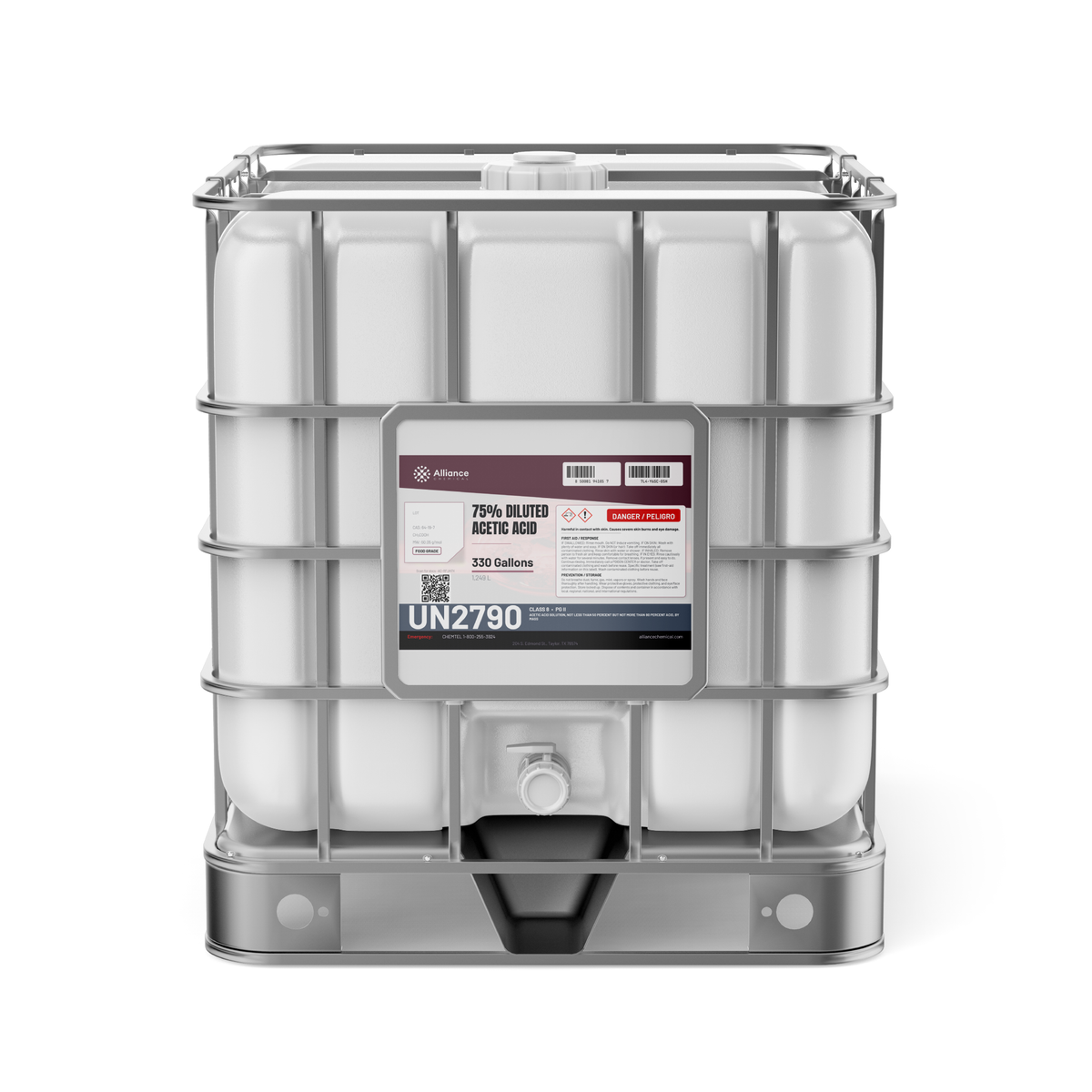 75% Diluted Acetic Acid Food Grade