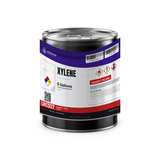 Xylene Technical Grade in a 5-gallon metal pail from Alliance Chemical for industrial paint thinning and resin cleanup