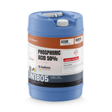 Phosphoric Acid 50% ACS grade in a 15-gallon blue plastic carboy with white cap from Alliance Chemical