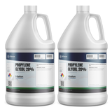 Propylene Glycol 20% USP grade clear liquid in two 1-gallon plastic jugs, Alliance Chemical