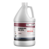 Hydrochloric Acid 25% Technical Grade in a 1-gallon plastic jug, Alliance Chemical