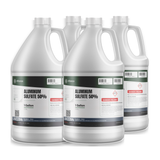 Aluminum Sulfate 50% technical grade in four 1-gallon plastic jugs from Alliance Chemical
