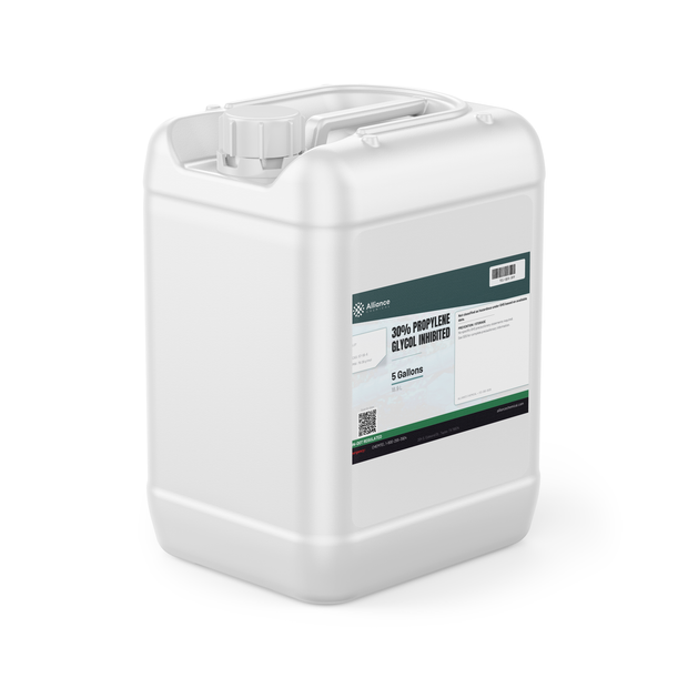 30% Propylene Glycol Inhibited 5-gallon jerry can, Alliance Chemical for closed-loop HVAC and hydronic heating