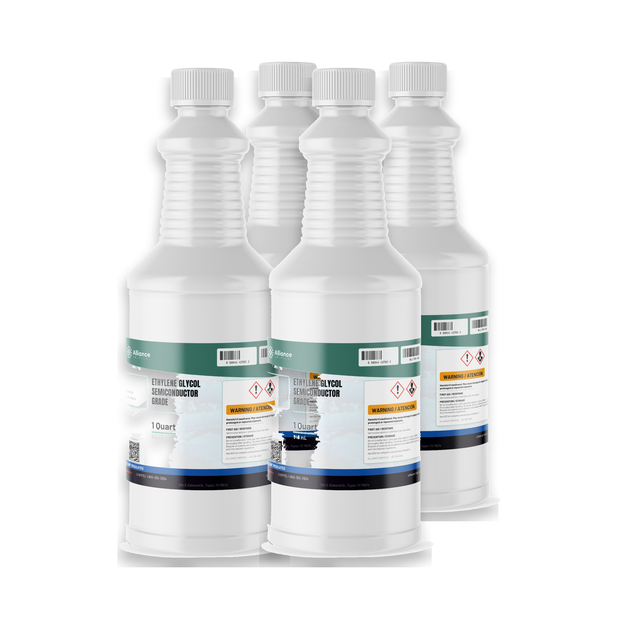 Ethylene Glycol Semiconductor Grade four 1-quart bottles Alliance Chemical for electronics cooling
