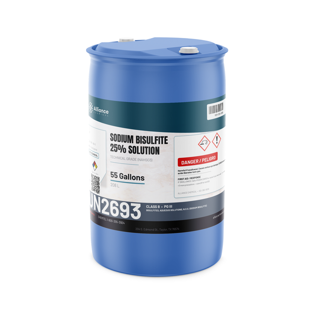 Sodium Bisulfite 25% Solution – Technical Grade (NaHSO3)