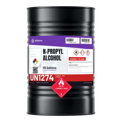 n-Propyl Alcohol Technical Grade - 55 Gallon Drum