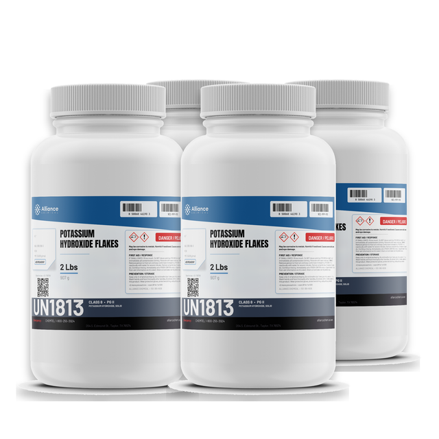 Potassium Hydroxide Flakes ACS Grade