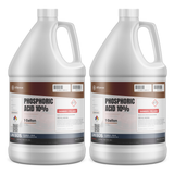 Phosphoric Acid 10% Food Grade in two 1-gallon plastic jugs for food and beverage processing, Alliance Chemical