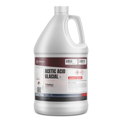 Acetic Acid Glacial - Food Grade - 1 Gallon