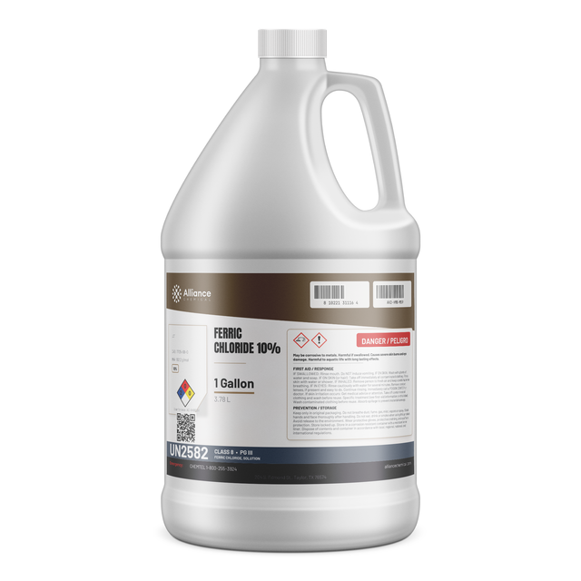 Ferric Chloride 10% Water Treatment Grade