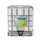 One 275-gallon Alliance Chemical Acetic Acid Glacial ACS Grade plastic tote with a metal cage and product label.