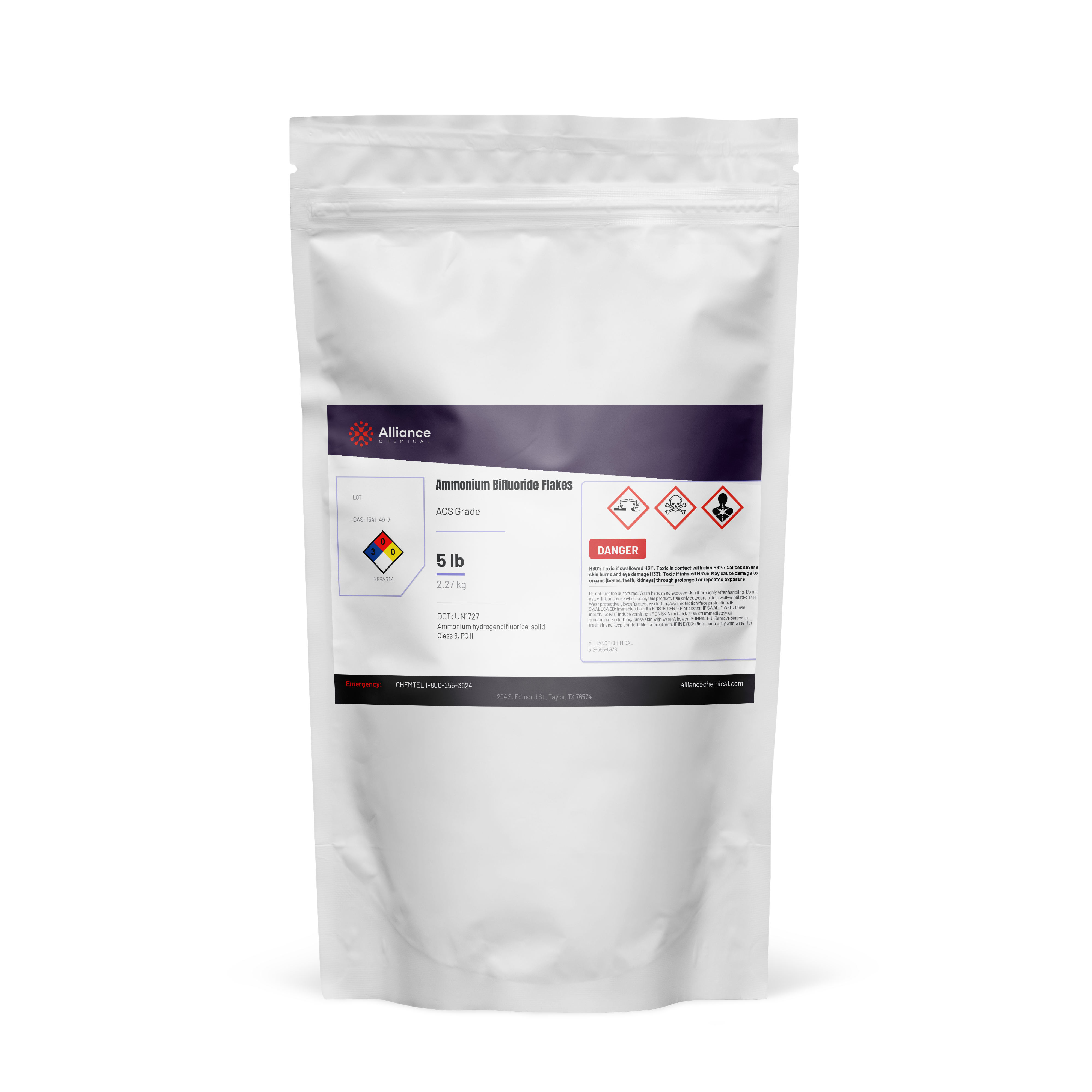 Ammonium Bifluoride Flakes ACS Grade