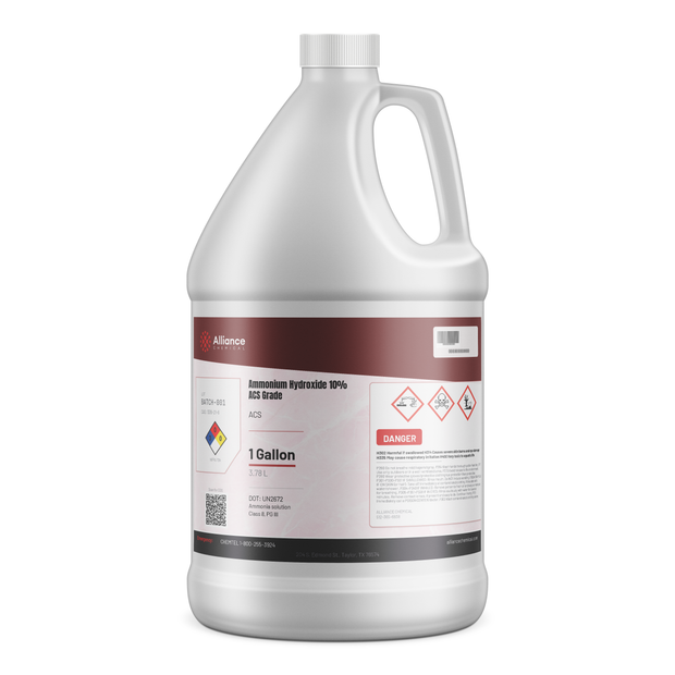 Ammonium Hydroxide 10% ACS Grade