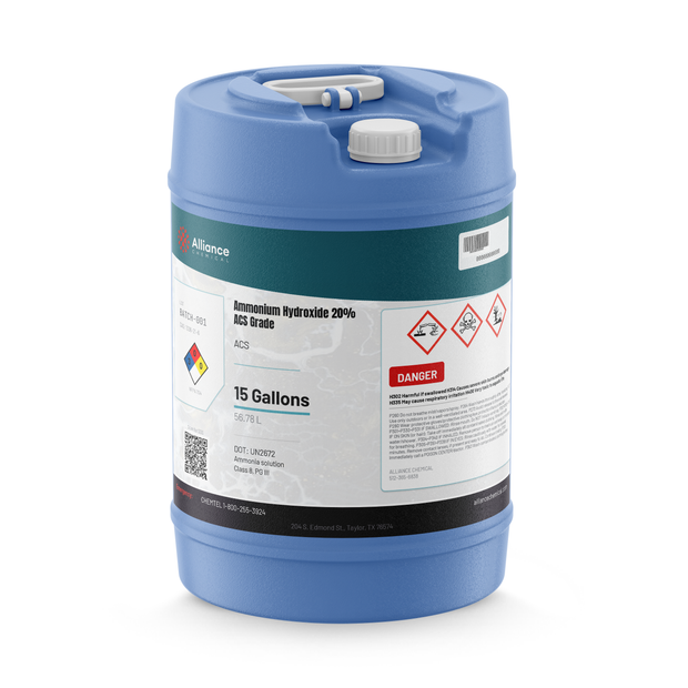 Ammonium Hydroxide 20% ACS Grade