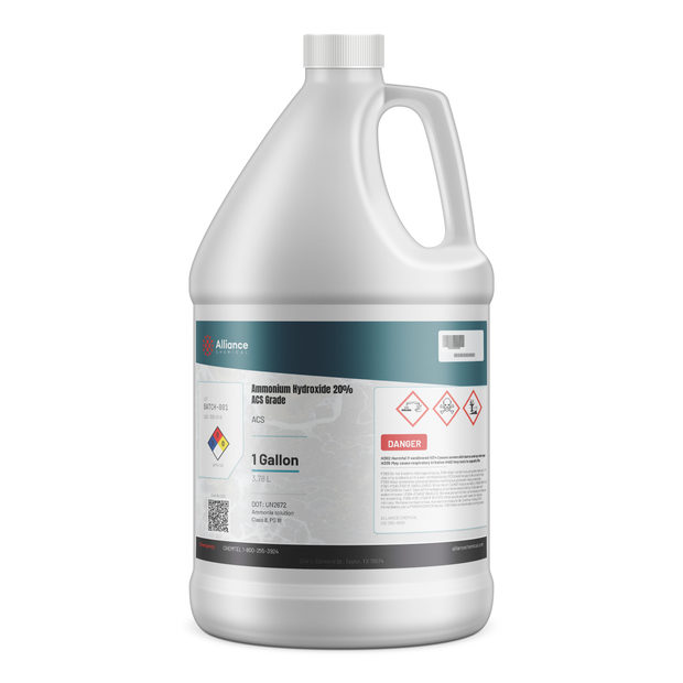Ammonium Hydroxide 20% ACS Grade