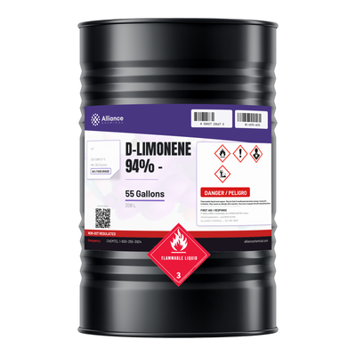 D-Limonene 94% - Food Grade - 55 Gallon Drum