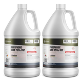 Phosphoric Acid 75% USP Food Grade two 1-gallon plastic jugs for rust removal Alliance Chemical