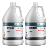 Methanol Technical Grade in two 1-gallon jugs from Alliance Chemical for chemical synthesis feedstock and fuel system drying