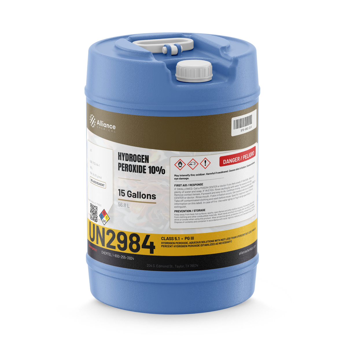 Hydrogen Peroxide 10% ACS Grade