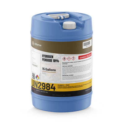 Hydrogen Peroxide 10% ACS Grade - 15 Gallon Drum