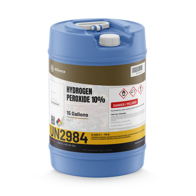 Hydrogen Peroxide 10% ACS Grade - 15 Gallon Drum