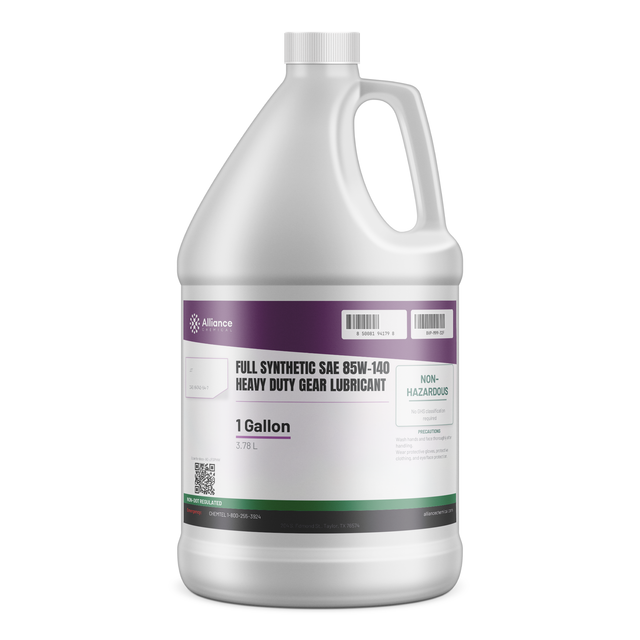 Full Synthetic SAE 85W-140 Heavy Duty Gear Lubricant