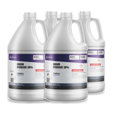 Sodium Hydroxide 30% ACS Reagent Grade liquid in a case of four 1-gallon plastic jugs, Alliance Chemical