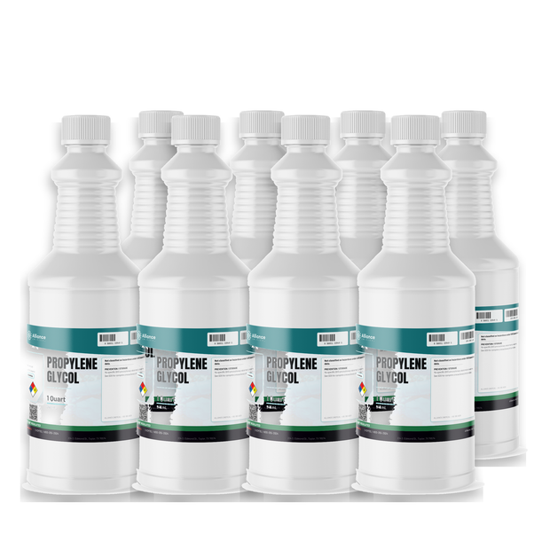 Propylene Glycol Technical Grade eight 1-quart plastic bottles, Alliance Chemical