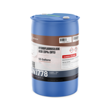 Hydrofluorosilicic acid 23% technical grade in a 55-gallon blue plastic drum from Alliance Chemical