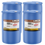 Hydrogen peroxide 30% ACS reagent grade in four 55-gallon blue plastic drums, Alliance Chemical
