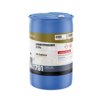 Sodium Hypochlorite 12.5% - 55 Gallon Drum