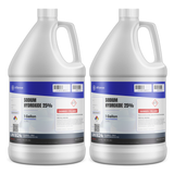 Sodium hydroxide 25% ACS grade solution in two 1-gallon plastic jugs, Alliance Chemical