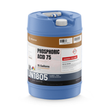 Phosphoric acid 75% ACS reagent grade in a 15-gallon blue plastic carboy, Alliance Chemical