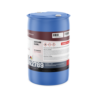 Acetic Acid Glacial - Food Grade - 55 Gallon Drum