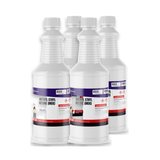 Methyl Ethyl Ketone ACS grade in four 1-quart plastic bottles from Alliance Chemical for surface preparation