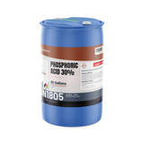 Phosphoric Acid 30% ACS Grade packaged in a blue 55-gallon drum from Alliance Chemical