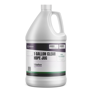 1 Gallon Clear HDPE Jug
