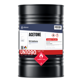 Acetone Technical Grade in a 55-gallon drum from Alliance Chemical for resin thinning and metal degreasing