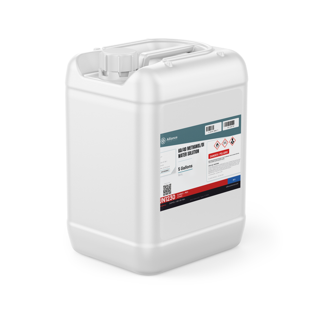60/40 Methanol/DI Water Solution ACS Grade 5-gallon jerry can by Alliance Chemical
