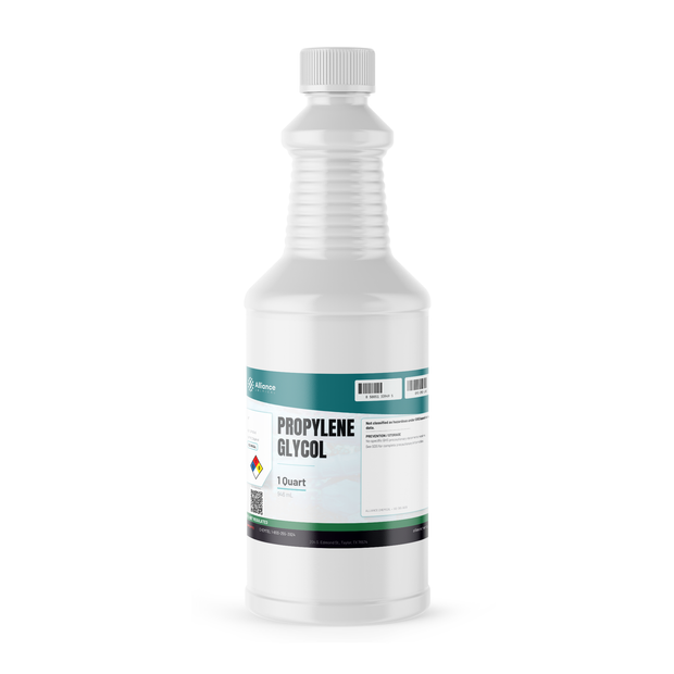 Propylene Glycol Technical Grade in a 1-quart plastic bottle from Alliance Chemical