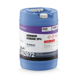 Ammonium Hydroxide 20% Technical Grade in a 15-gallon blue plastic carboy, Alliance Chemical